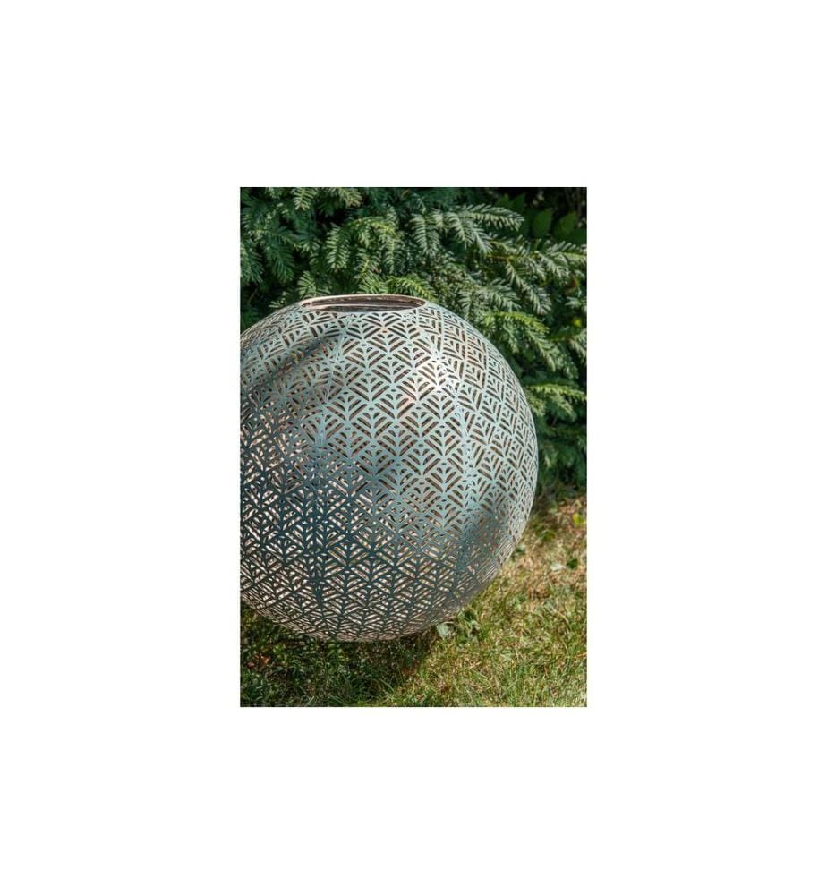 STT Windlicht Solar Antic Ball Sofia, Ø 40 cm, Aqua