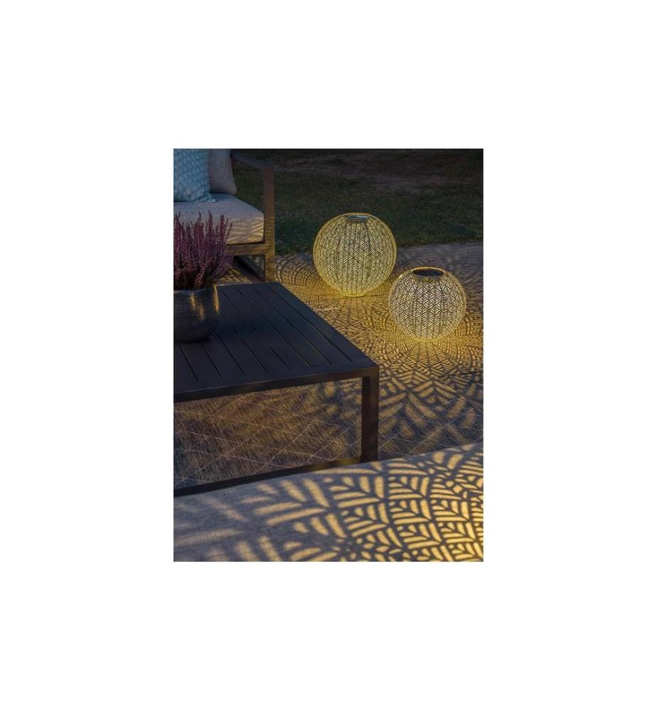 STT Windlicht Solar Antic Ball Sofia, Ø 40 cm, Aqua