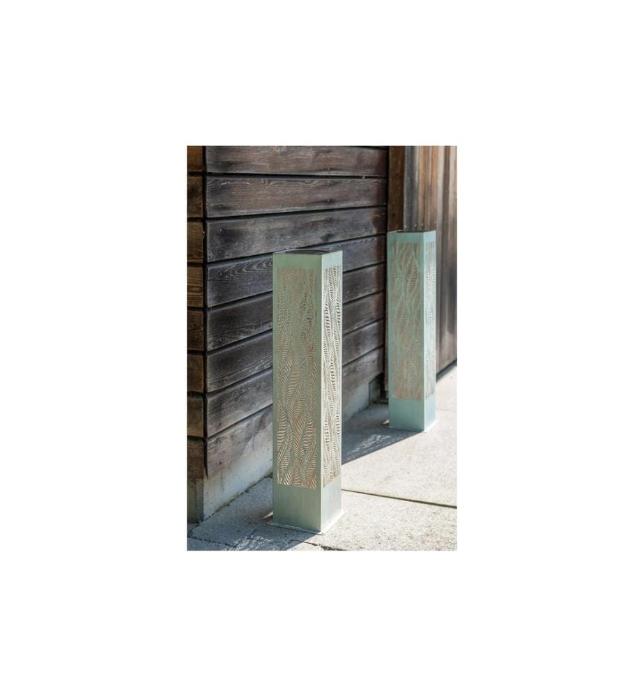 STT Windlicht Solar Antic Pillar Lara, 78 cm, Mint