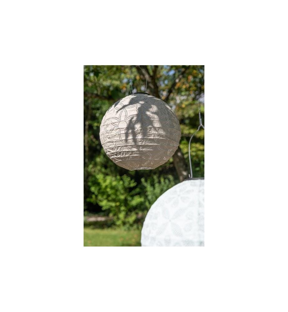 STT Lampion Solar, Rund, Ø 30 cm, Sand