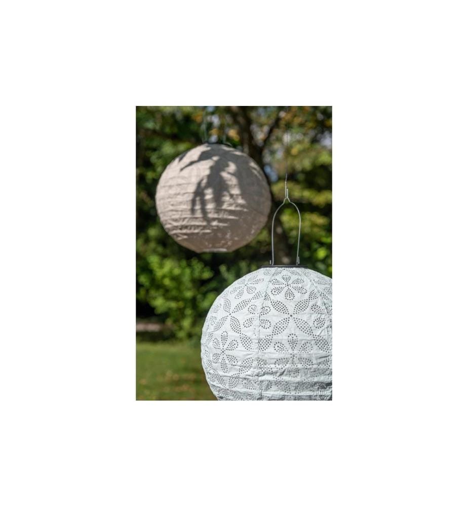 STT Lampion Solar, Rund, Ø 30 cm, Hellblau