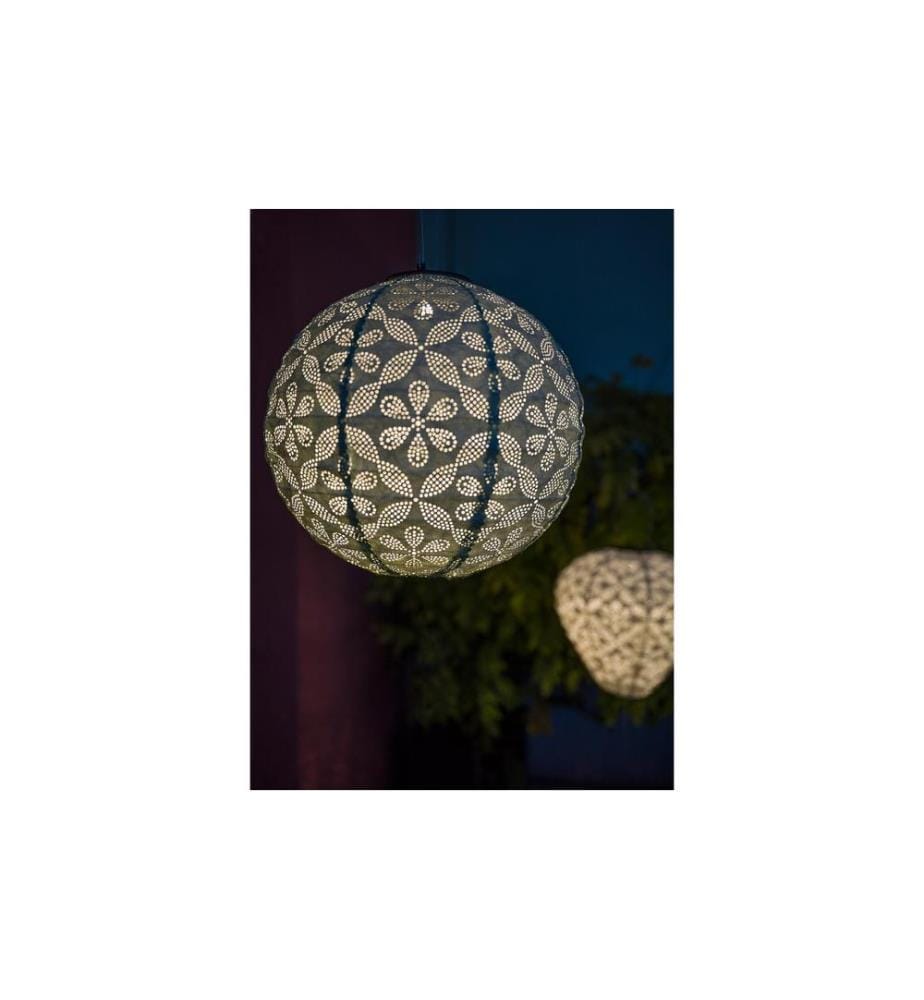 STT Lampion Solar, Rund, Ø 30 cm, Hellblau