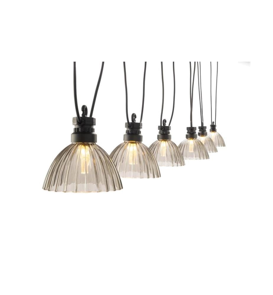 STT Lichterkette Solar Partylight Amela, 10 LEDs, 4.5 m, Smoke