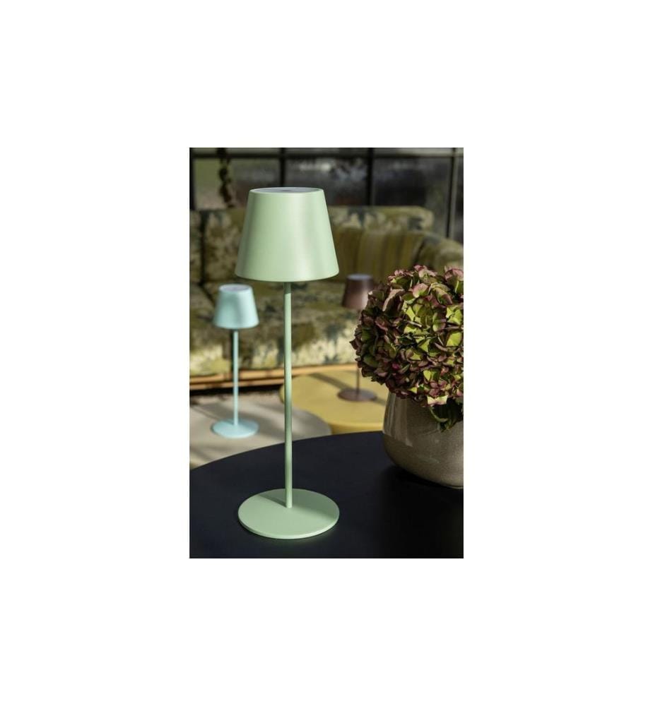 STT Lampe de table Motion USB Luna, 23 LEDs, Ø 12x38cm, Light Mint
