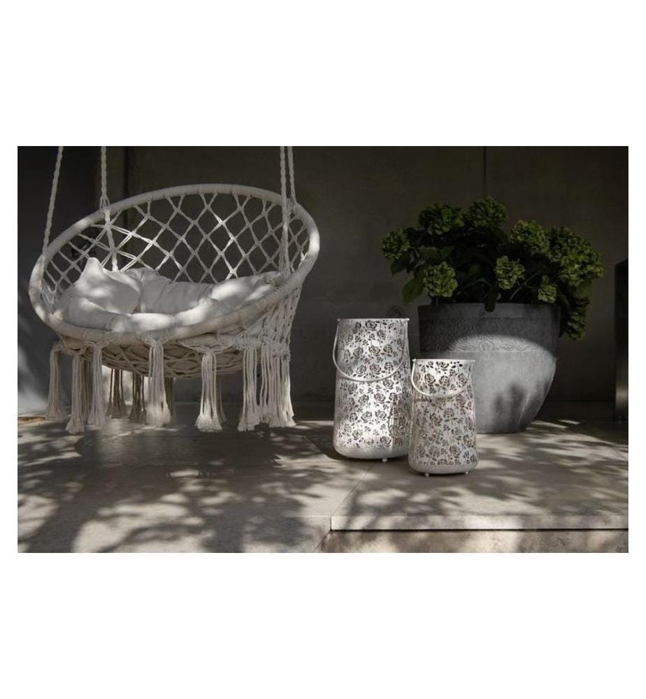 STT Lanterne Solar Antic Baccara, 46 cm, White