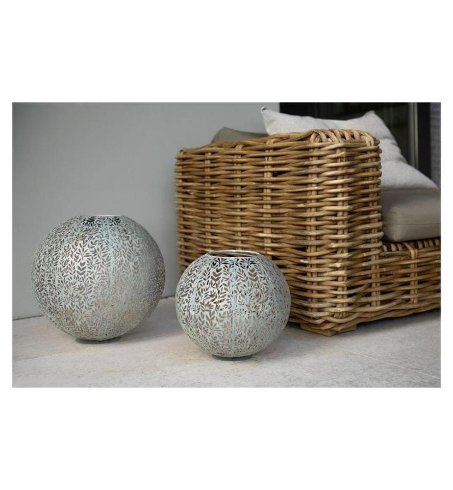 STT Windlicht Solar Antic Ball Mistral Ø 40 cm, Mint