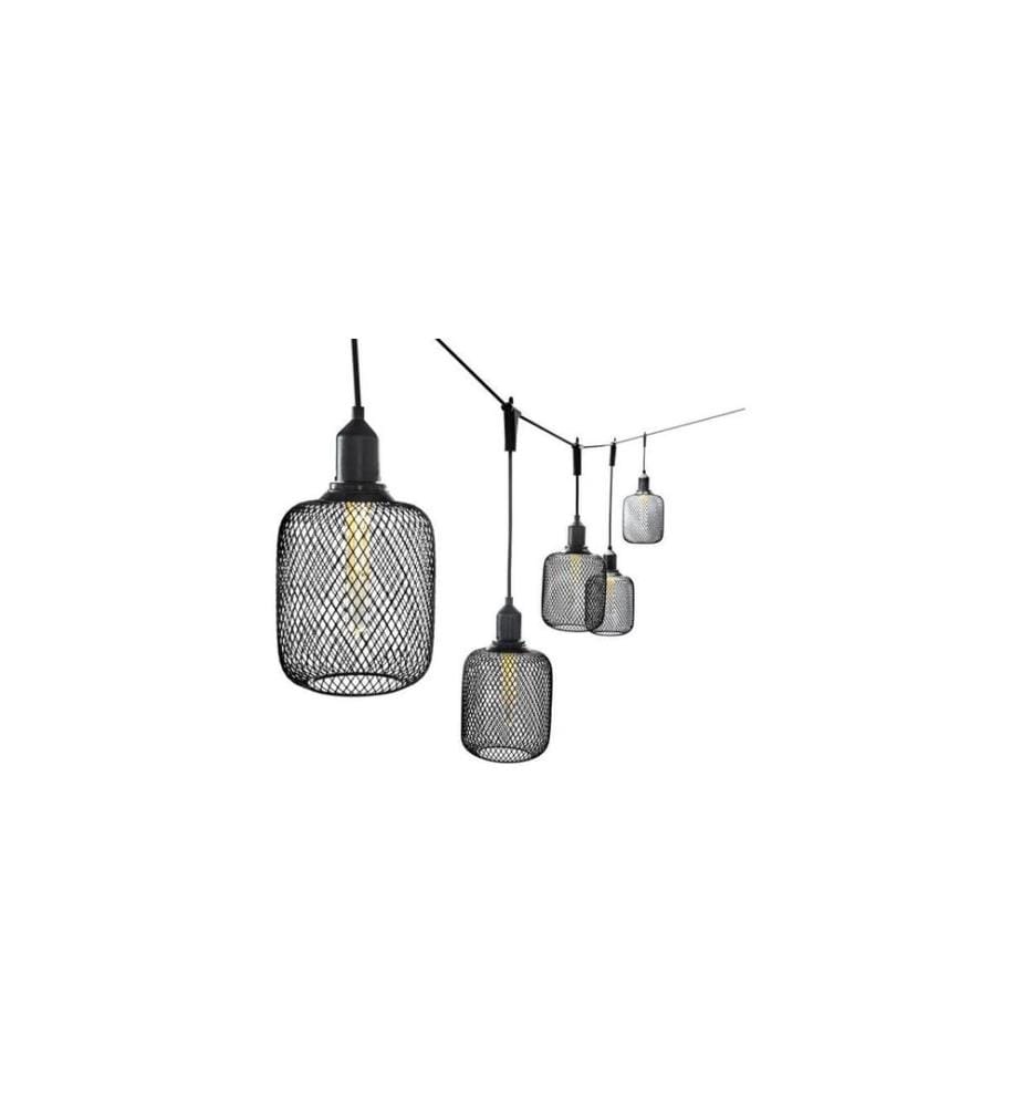 STT Guirlande lumineuse Solar Protect 5, 200 cm, Noir