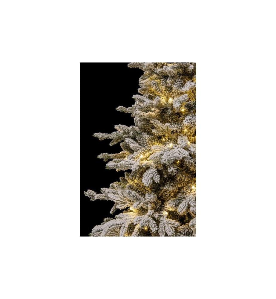 STT Sapin de Noël LED Snowed Tree 120 cm Blanc chaud