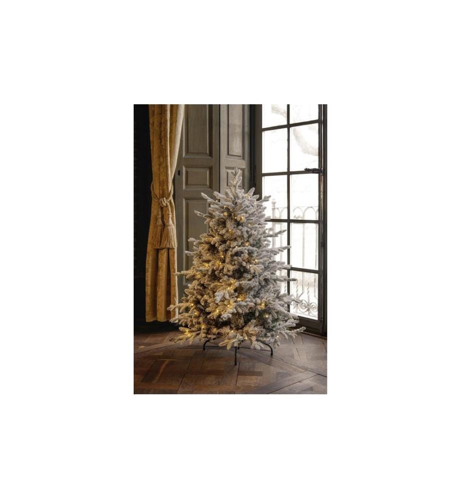 STT Sapin de Noël LED Snowed Tree 120 cm Blanc chaud