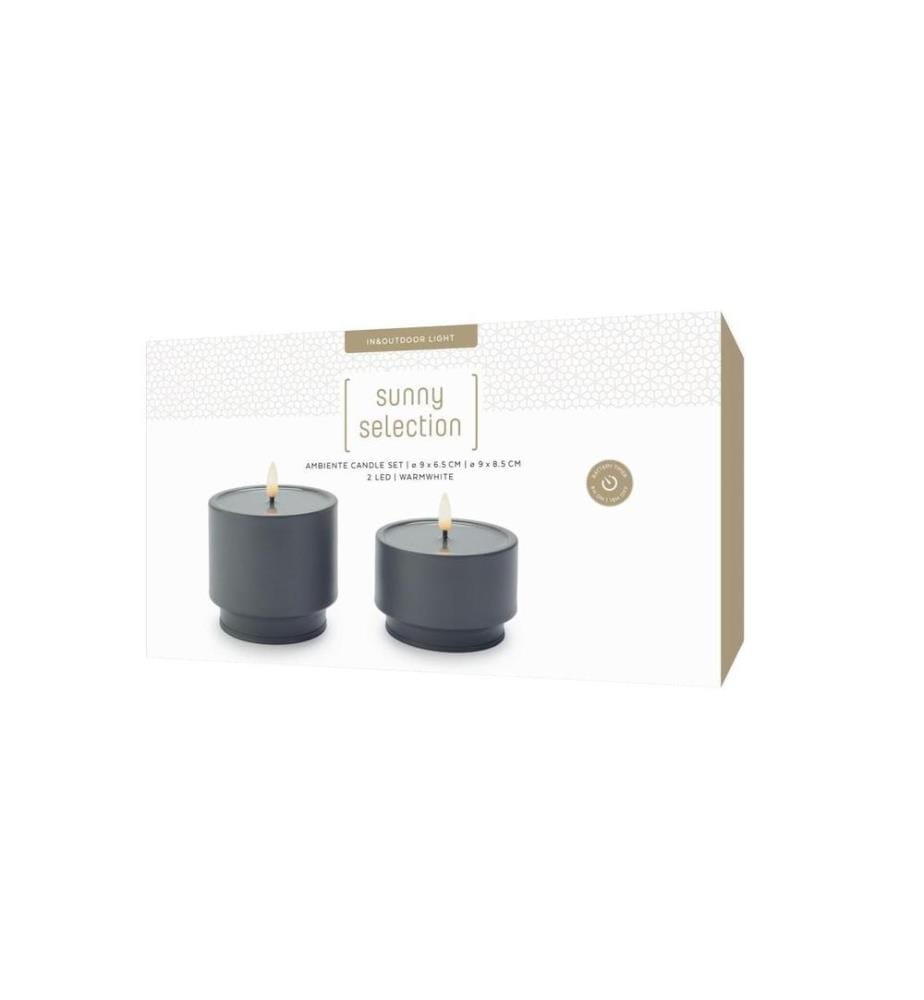 STT Ambiente Candle Set Grey