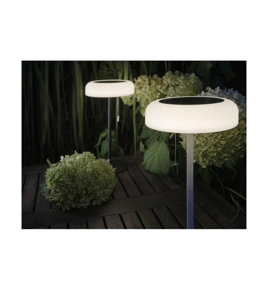 STT Lampe de table Lampe solaire de confort Blanc