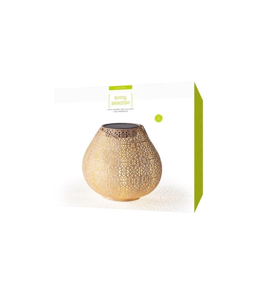 STT Laterne Solar Antic Lantern Jade M, Beige
