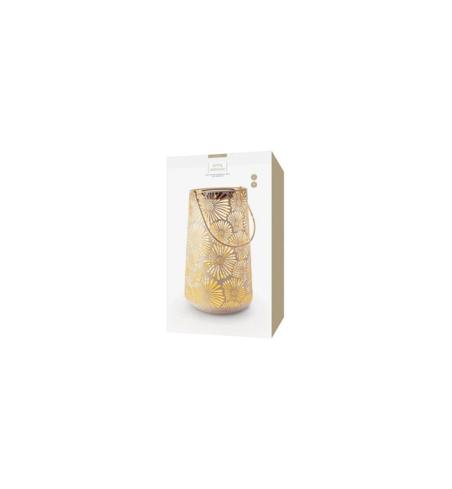 STT Laterne Blossom Weiss, 46 cm