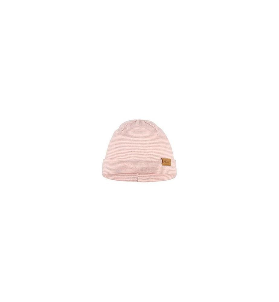 STERNTALER - Bonnet Bonnet à rayures Rose poudré mélangé Gr. 53