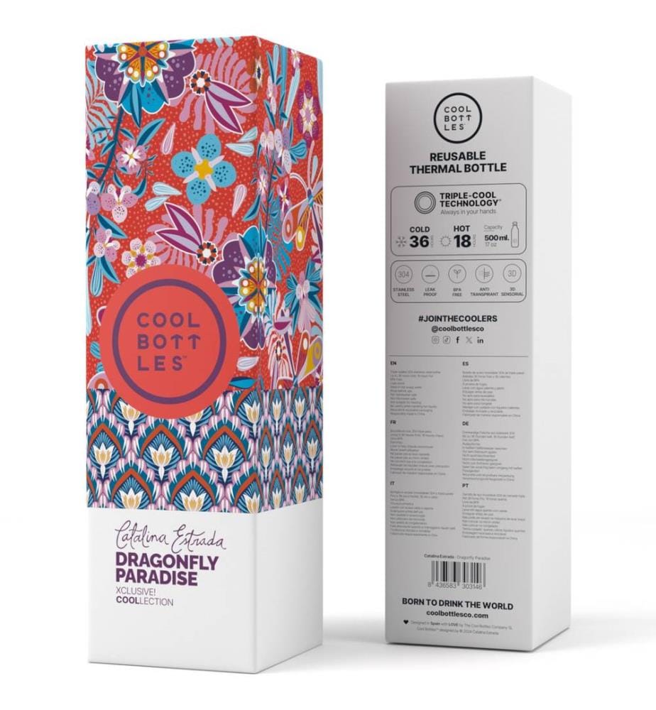 Bouteille isotherme The Bottle Dragonfly Paradise 500ml