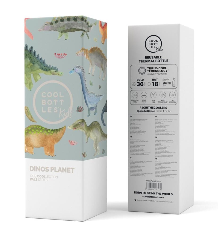 Bouteille isotherme The Kids Bottle Dinos Planet 260ml