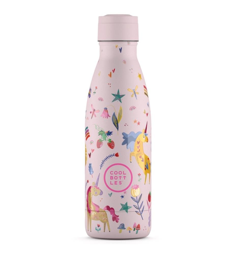 Bottiglia per bambini Funny Unicorns 350 ml bottiglia isolata