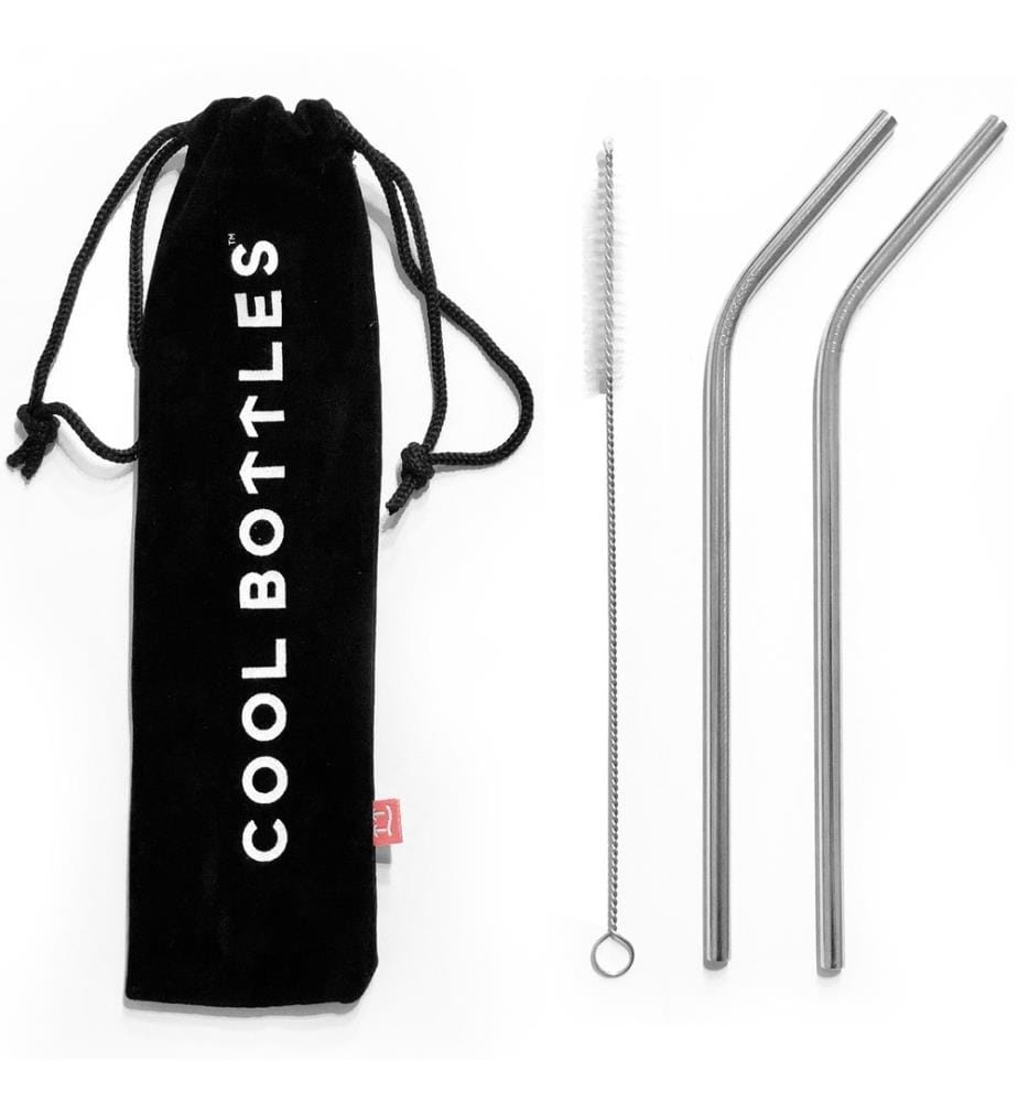 Pailles réutilisables Cool Bottles 2 pcs.