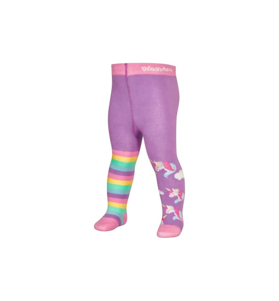 PLAYSHOES - Collants Set de 2 licornes Taille 110-116