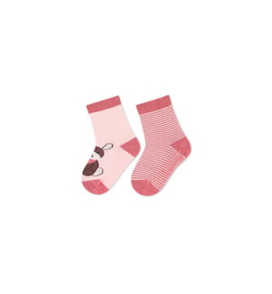 STERNTALER - Antirutsch-Socken Emmi Girl 2er Set Rosa Gr. 27/28