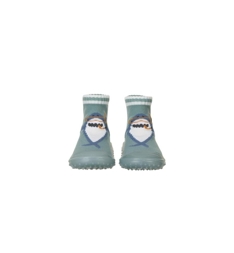 STERNTALER - Antirutsch-Socken Adventure Hai Dunkelgrün Gr. 25/26