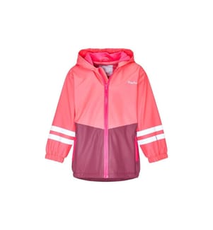 PLAYSHOES - Regenjacke Fleece Beere Gr. 80
