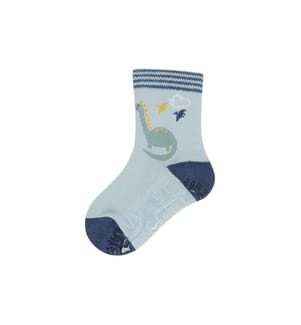 STERNTALER - Chaussettes antidérapantes Dino gris-bleu Taille 25/26