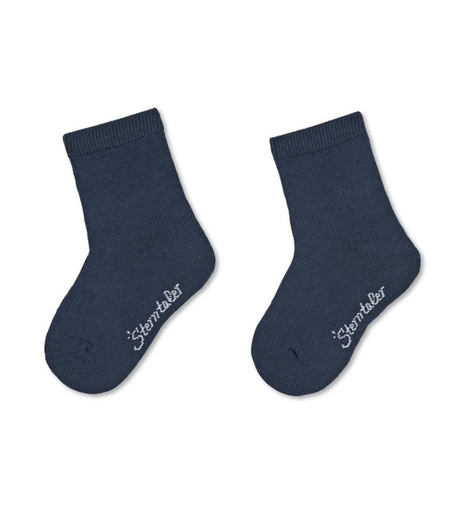 STERNTALER - Socken Uni 2er Set Marine Gr. 27 - 30