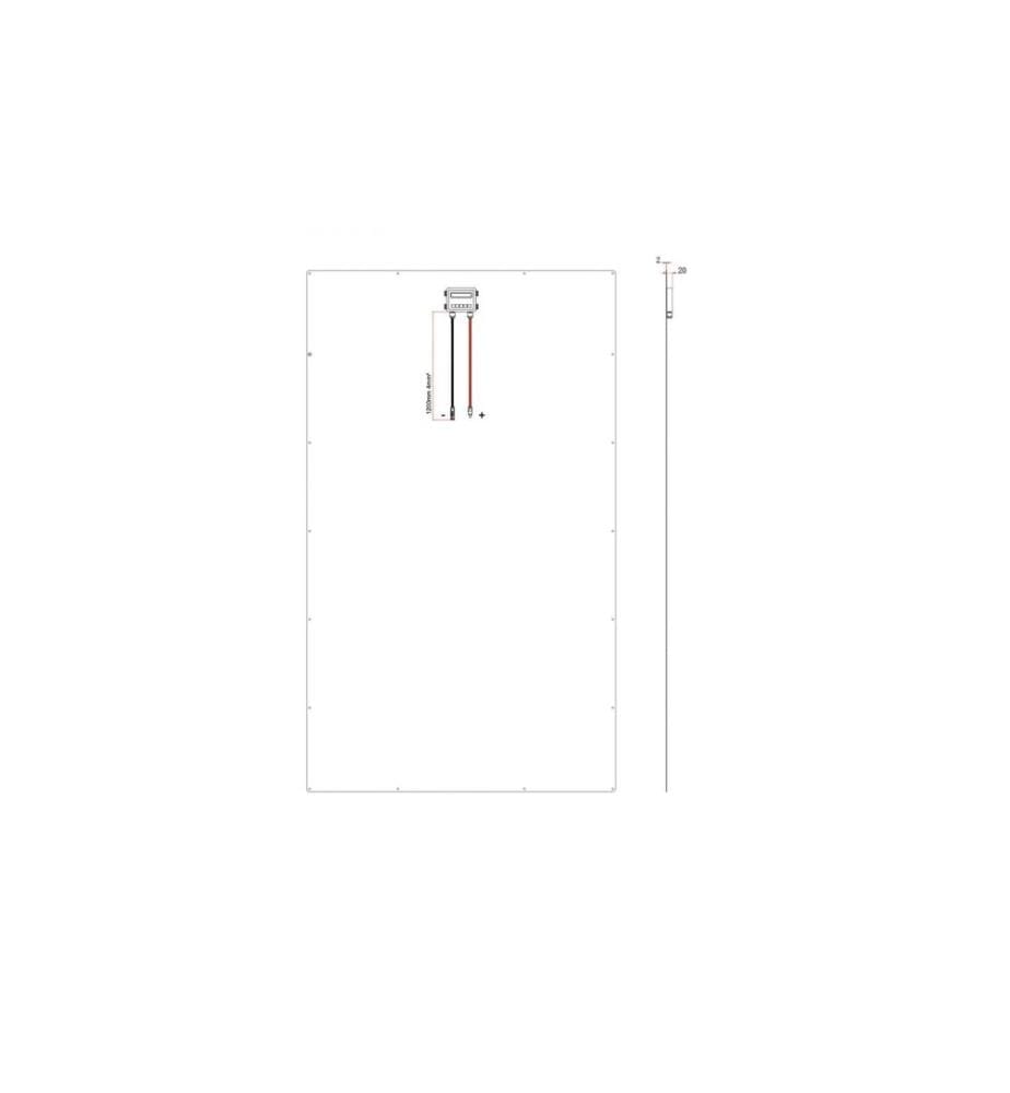 AUTOSOLAR - Solarpanel EFTE, flexibel, IP65, 375 W