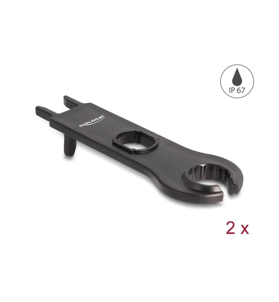 DELOCK - Werkzeug für DL4 Kabel & Konnektoren Rund, 2 Stück