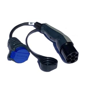 Elektroscout - Adaptateur Type 2 - CEE16 avec déverrouillage, 230 V, 16A