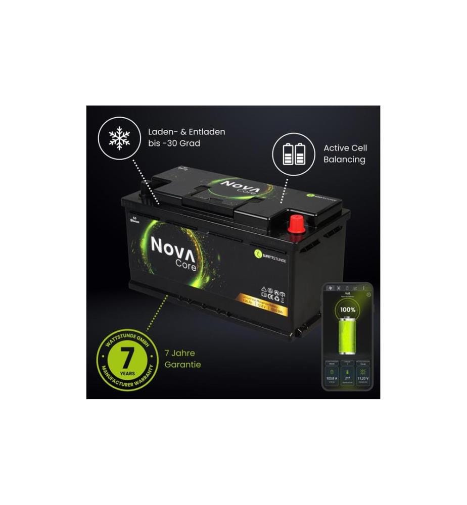WATTSTUNDE - Batterie NOVA Core 150 Ah LiFePO4