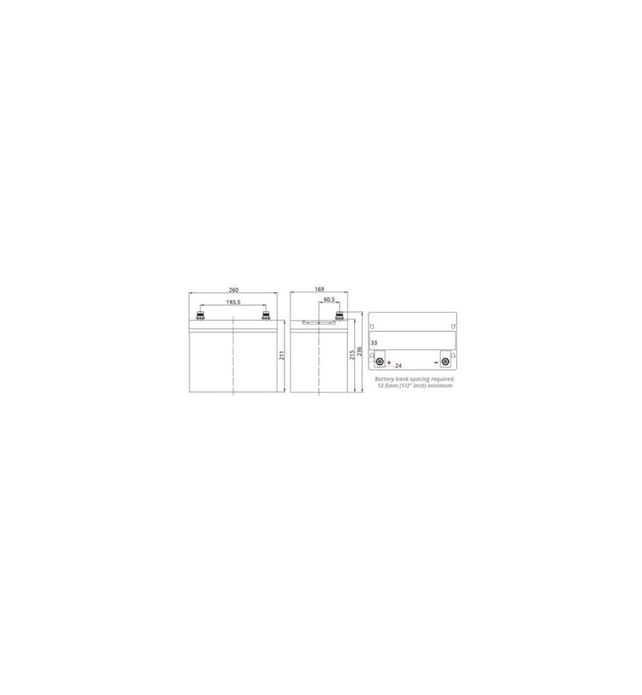 Fullriver - Batterie Deep Cycle 12 V 85Ah 12 V 85Ah