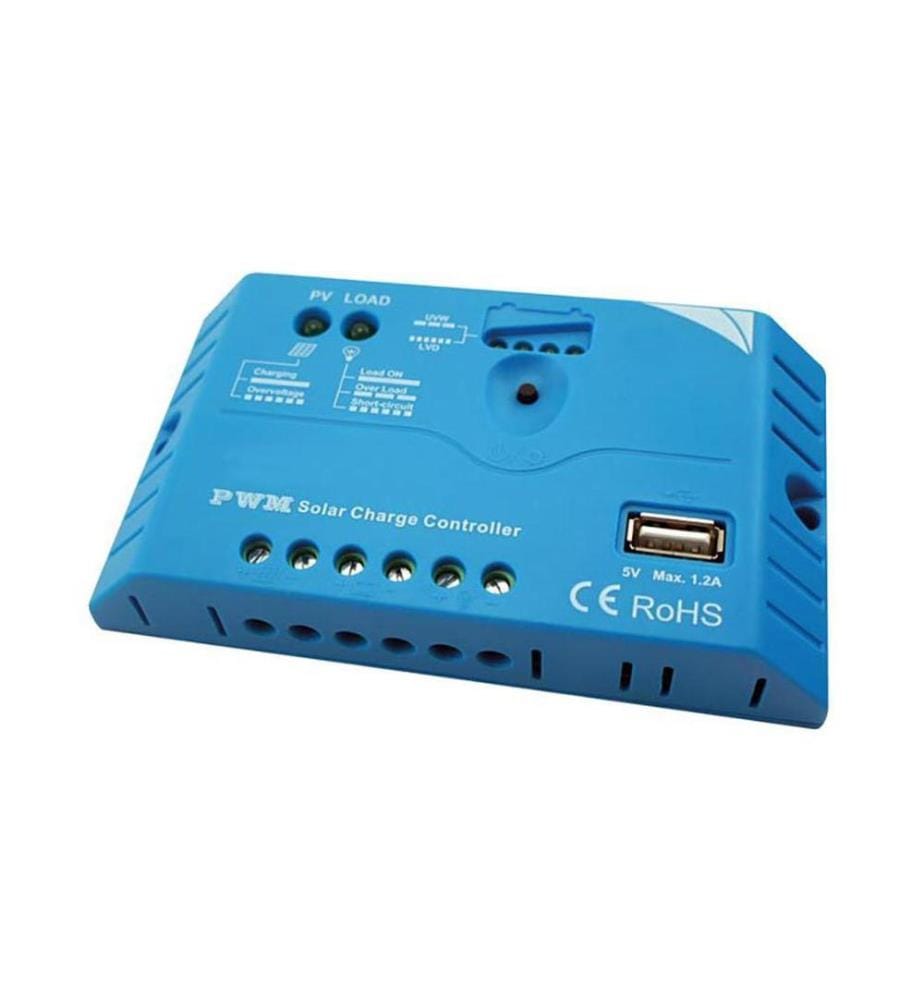 VELLEMAN - Régulateur de charge SOL10UC3 PWM 10 A 12 - 24 V