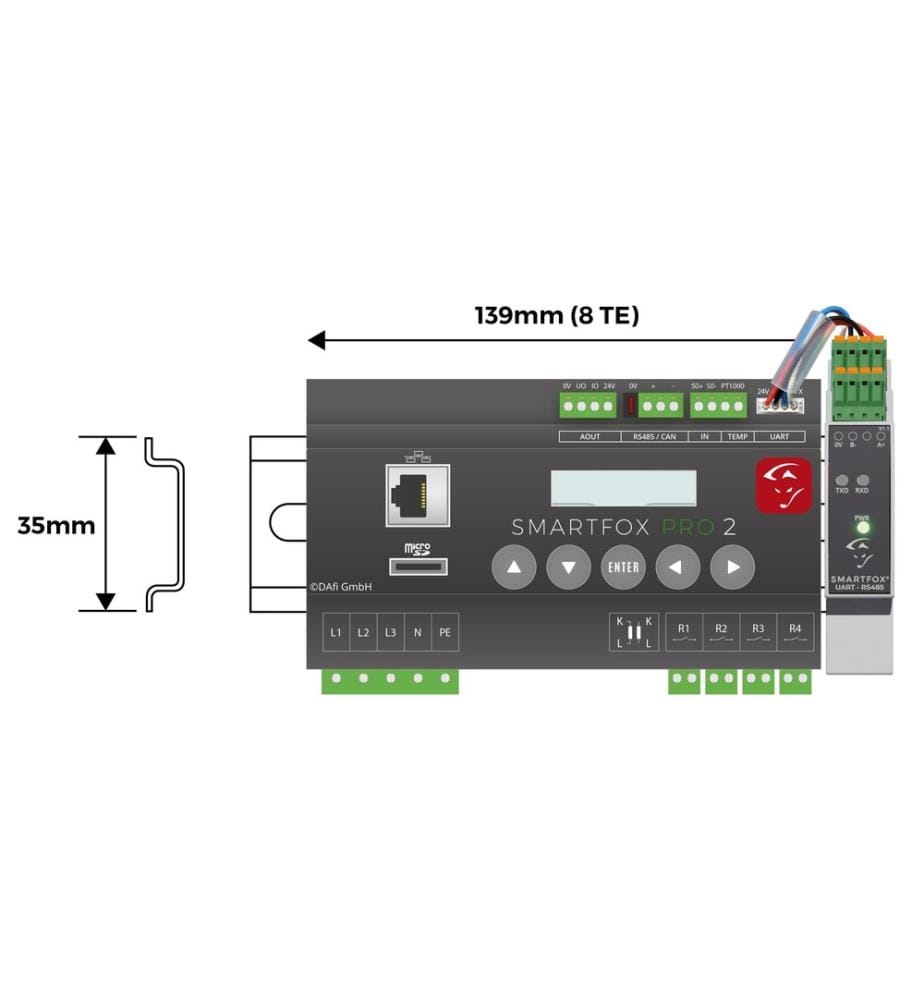 SMARTFOX UART / RS485 Converter 2 x RS485