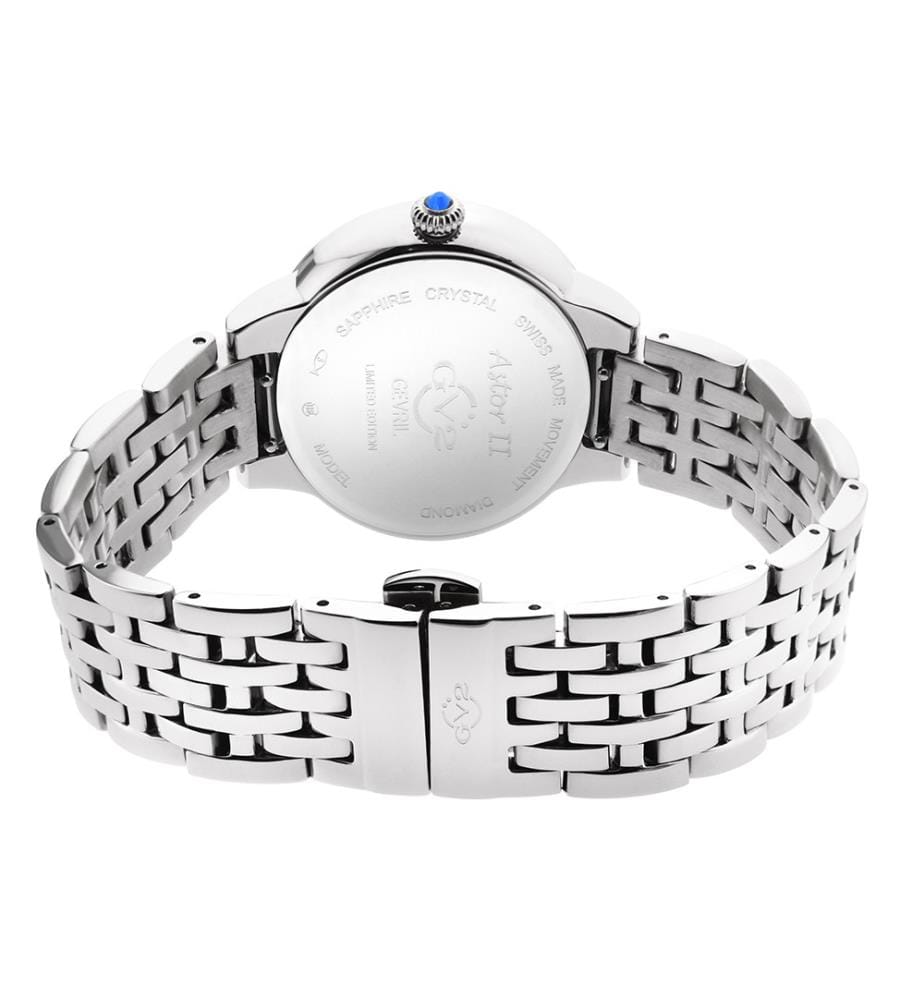 Quarzuhr Astor II mit Edelstahlarmband - Silber