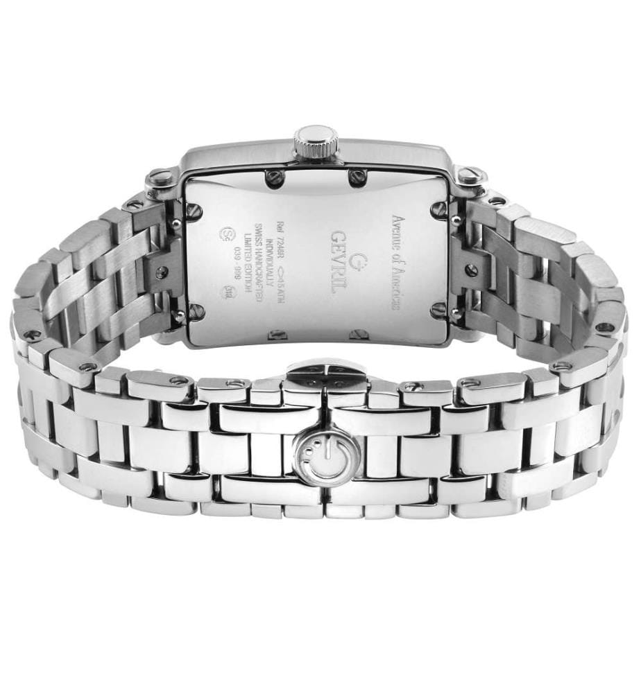Quarzuhr Avenue of Americas Mini mit Edelstahlarmband - Silber - 25 x 32 mm