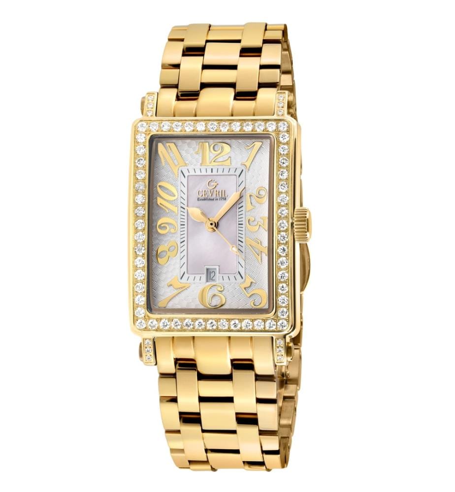 Avenue of Americas Mini Diamond Quartz Watch - 25 x 32 mm