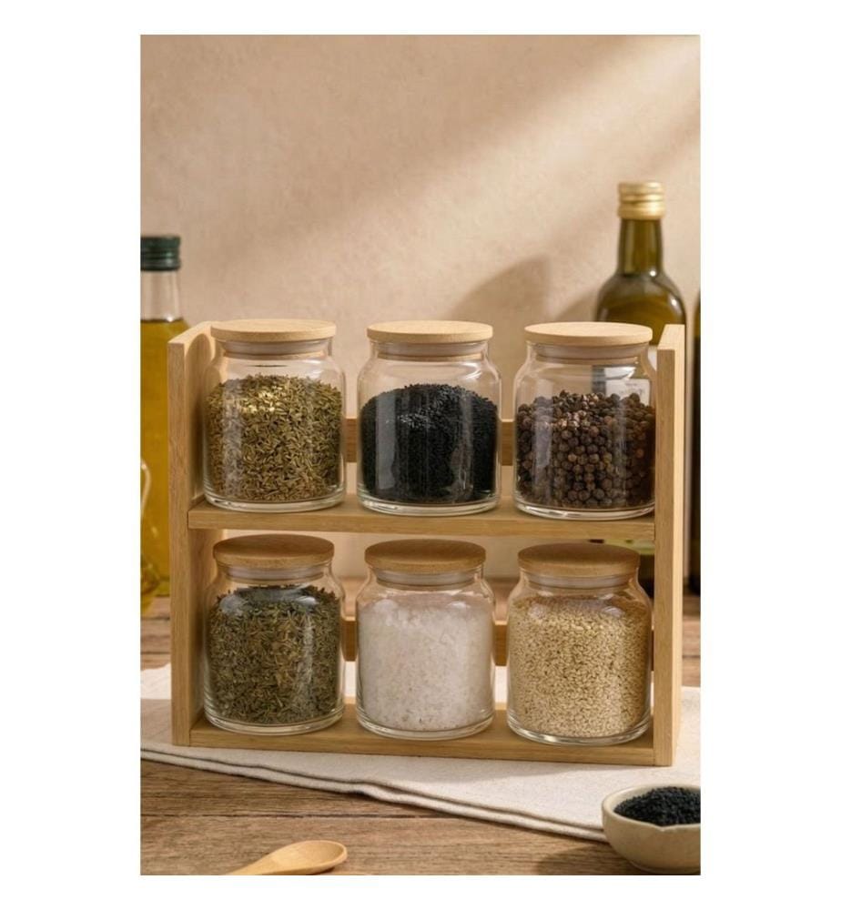 Lot de 7 bocaux - Transparent