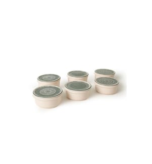 Aufbewahrungsbox-Set 6-teilig - Creme