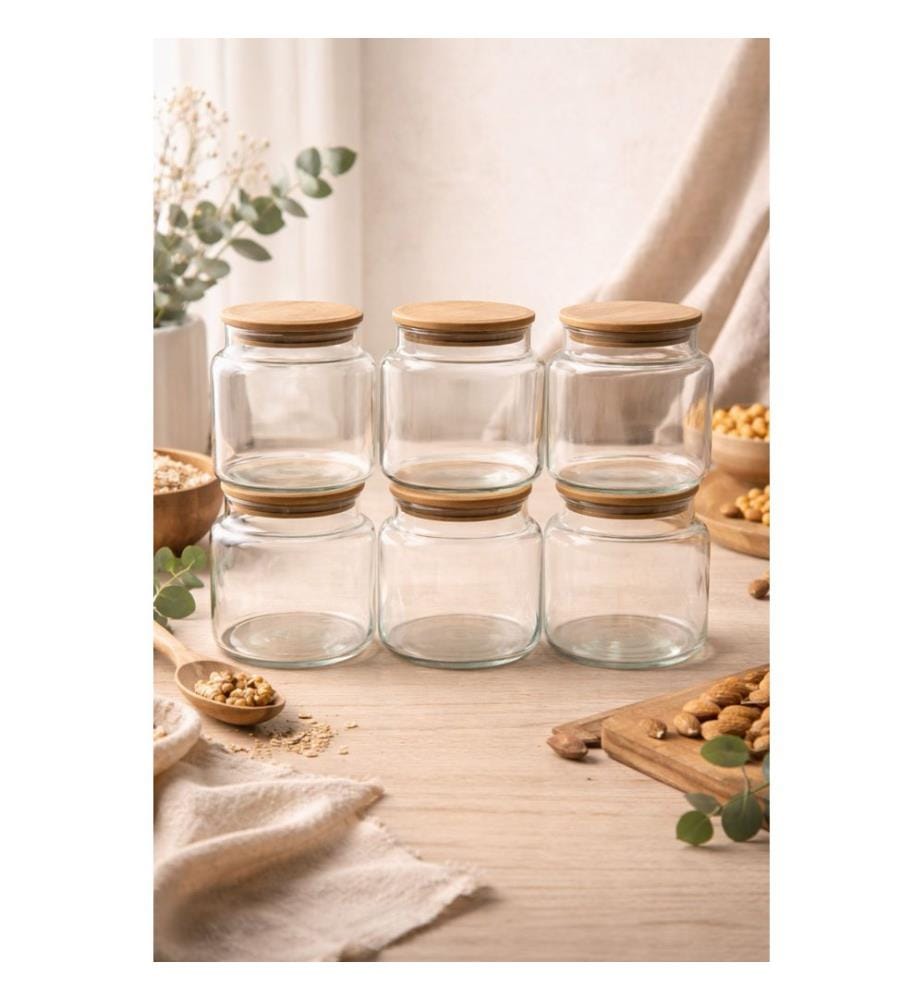 Lot de 6 bocaux - Transparent