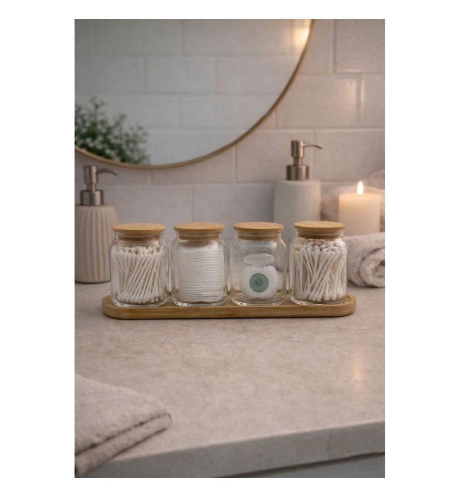 Set di 5 vasetti - Trasparente