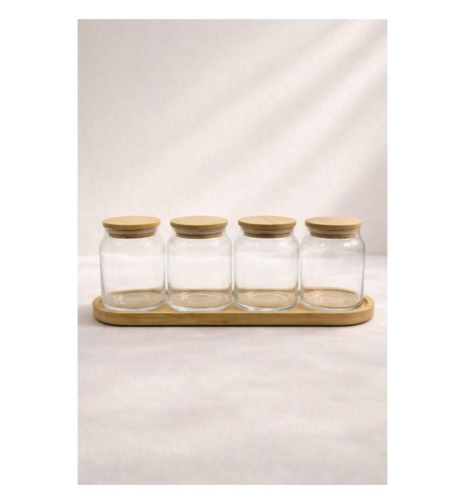Set di 5 vasetti - Trasparente