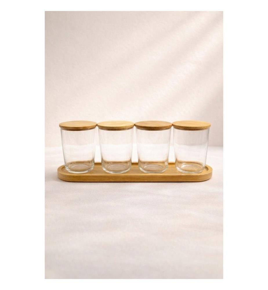 Set di 5 vasetti - Trasparente