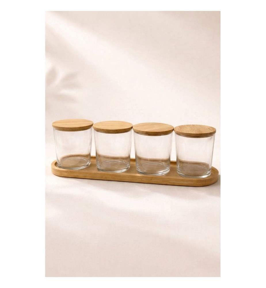 Set di 5 vasetti - Trasparente