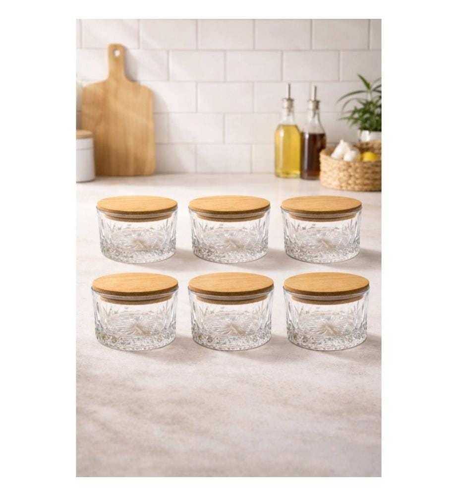 Pack of 6 storage boxes - Transparent