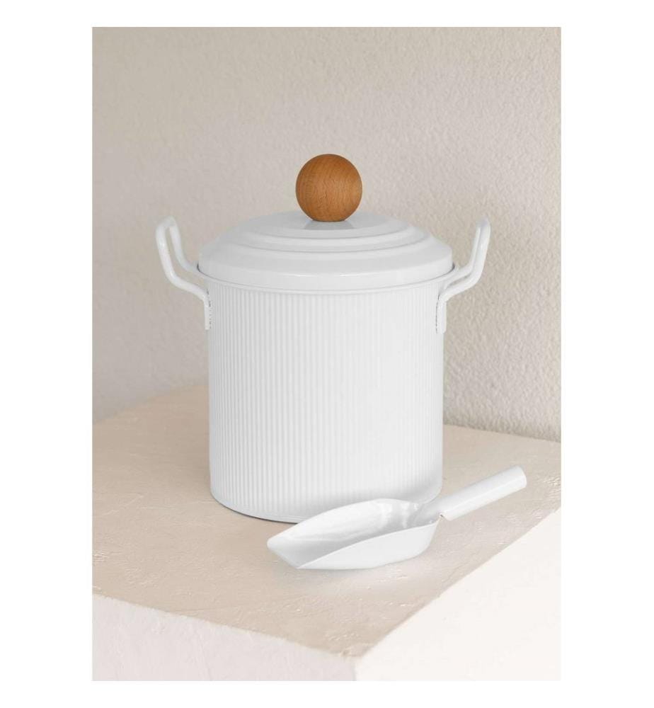 Storage Box, White, 100% GALVANIZE