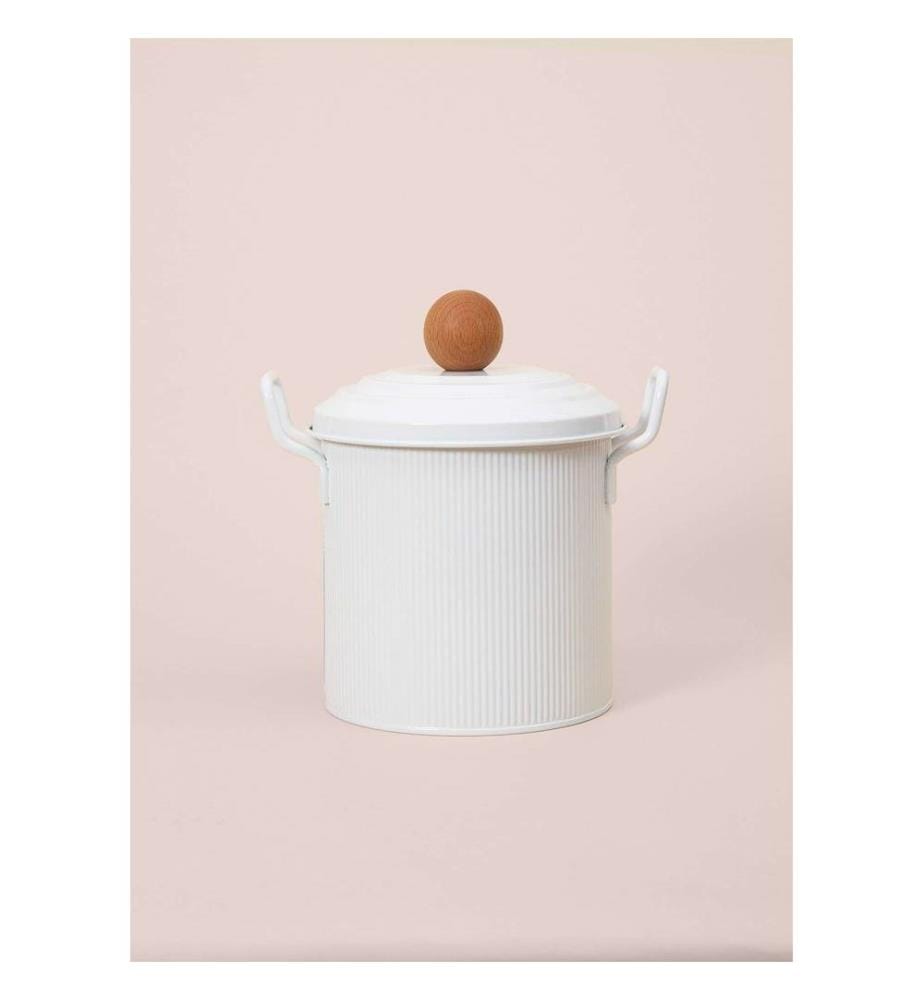 Storage Box, White, 100% GALVANIZE
