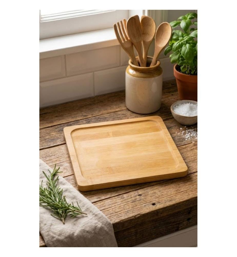 Set of 5 storage boxes - Bamboo