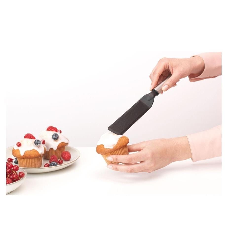 BRABANTIA - Streichpalette Profile Line 33.7 cm, Schwarz/Silber